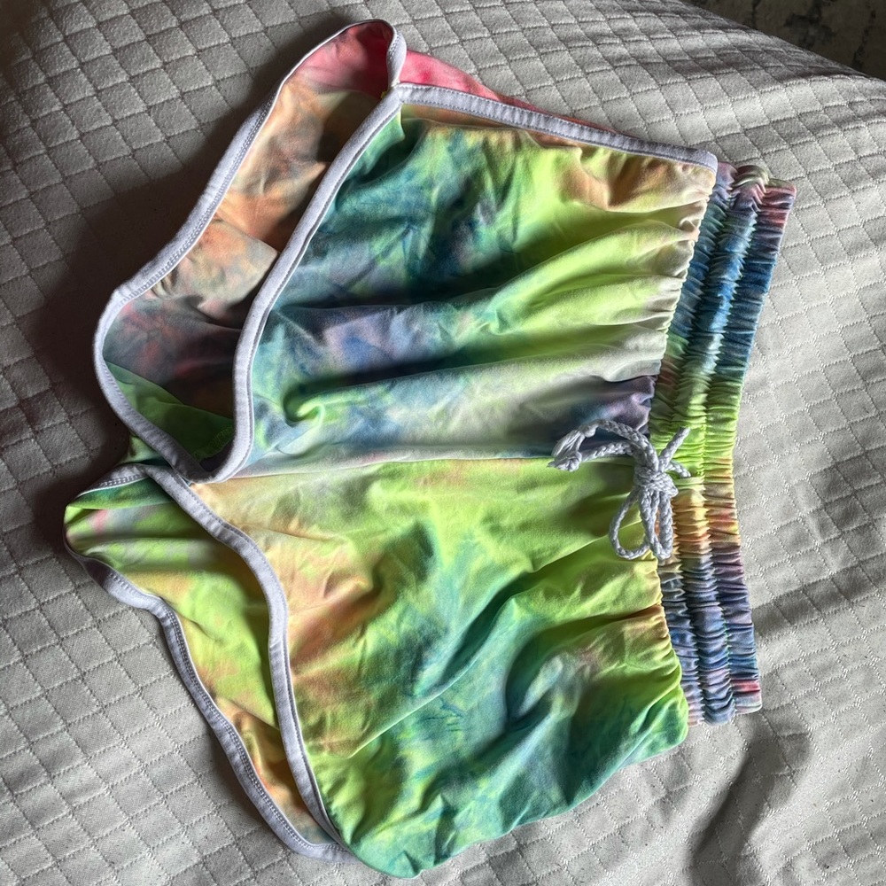 Tie dye shorts